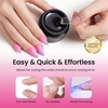 image:imageBeetles Gel Nail Kit FlatX Almond Medium 320pcs 16 Sizes Nail Tips 20g Nail Glue HandFree10ml Glue Remover 75ml Base Gel amp Top Coat Mini Lamp Acrylic Press On Nail Extension DIY at Home12 Almond Medium 320pcs Solid GlueRemover Kit