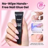 image:imageBeetles Gel Nail Kit FlatX Almond Medium 320pcs 16 Sizes Nail Tips 20g Nail Glue HandFree10ml Glue Remover 75ml Base Gel amp Top Coat Mini Lamp Acrylic Press On Nail Extension DIY at Home21 Almond Short 320pcs HandFree GlueRemover