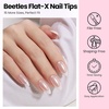 image:imageBeetles Gel Nail Kit FlatX Almond Medium 320pcs 16 Sizes Nail Tips 20g Nail Glue HandFree10ml Glue Remover 75ml Base Gel amp Top Coat Mini Lamp Acrylic Press On Nail Extension DIY at Home22 Almond Medium 320pcs HandFree GlueRemover