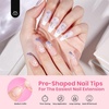 image:imageBeetles Gel Nail Tips Easy Nail Extension Preshaped Medium Coffin Nail Tips 12 Sizes 288Pcs Gelly Tips Clear Press on Nail Tips Full Cover False Nails Gifts for Girls Women31Medium Coffin 288Pcs Clear Nail Tips