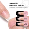 image:imageBeetles Gel Nail Tips Easy Nail Extension Preshaped Medium Coffin Nail Tips 12 Sizes 288Pcs Gelly Tips Clear Press on Nail Tips Full Cover False Nails Gifts for Girls Women13Square Short 288pcsFull Matte Nail Tips