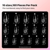 image:imageBeetles Gel Nail Tips Easy Nail Extension Preshaped Medium Coffin Nail Tips 12 Sizes 288Pcs Gelly Tips Clear Press on Nail Tips Full Cover False Nails Gifts for Girls Women42Almond Medium 160pcsHalf Matte Nail Tips