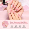 image:imageBeetles Gel Nail Tips Easy Nail Extension Preshaped Medium Coffin Nail Tips 12 Sizes 288Pcs Gelly Tips Clear Press on Nail Tips Full Cover False Nails Gifts for Girls Women22Almond Medium 288pcs Clear Nail Tips