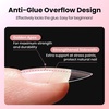 image:imageBeetles Gel Nail Tips Easy Nail Extension Preshaped Medium Coffin Nail Tips 12 Sizes 288Pcs Gelly Tips Clear Press on Nail Tips Full Cover False Nails Gifts for Girls Women42Almond Medium 160pcsHalf Matte Nail Tips