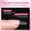image:imageBeetles Gel Nail Tips Easy Nail Extension Preshaped Medium Coffin Nail Tips 12 Sizes 288Pcs Gelly Tips Clear Press on Nail Tips Full Cover False Nails Gifts for Girls Women52Square Coffin Medium 320pcsHalf Matte Tips