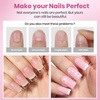image:imageBeetles Gel Nail Tips Easy Nail Extension Preshaped Medium Coffin Nail Tips 12 Sizes 288Pcs Gelly Tips Clear Press on Nail Tips Full Cover False Nails Gifts for Girls Women51Square Coffin Short 320pcsHalf Matte Tips