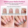 image:imageBeetles Gel Nail Tips Easy Nail Extension Preshaped Medium Coffin Nail Tips 12 Sizes 288Pcs Gelly Tips Clear Press on Nail Tips Full Cover False Nails Gifts for Girls Women52Square Coffin Medium 320pcsHalf Matte Tips