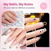 image:imageBeetles Gel Nail Tips Easy Nail Extension Preshaped Medium Coffin Nail Tips 12 Sizes 288Pcs Gelly Tips Clear Press on Nail Tips Full Cover False Nails Gifts for Girls Women52Square Coffin Medium 320pcsHalf Matte Tips