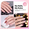 image:imageBeetles Gel Nail Tips Easy Nail Extension Preshaped Medium Coffin Nail Tips 12 Sizes 288Pcs Gelly Tips Clear Press on Nail Tips Full Cover False Nails Gifts for Girls Women41Almond Short 160pcsHalf Matte Nail Tips