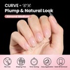image:imageBeetles Gel Nail Tips Easy Nail Extension Preshaped Medium Coffin Nail Tips 12 Sizes 288Pcs Gelly Tips Clear Press on Nail Tips Full Cover False Nails Gifts for Girls Women42Almond Medium 160pcsHalf Matte Nail Tips