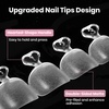 image:imageBeetles Gel Nail Tips Easy Nail Extension Preshaped Medium Coffin Nail Tips 12 Sizes 288Pcs Gelly Tips Clear Press on Nail Tips Full Cover False Nails Gifts for Girls Women61Square Short 180pcs Toe Nail Tips