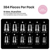 image:imageBeetles Gel Nail Tips EtchX Square Medium 384pcs 12 Sizes PreEtched Half Matte Full Cover Soft Gel Nail Tips Press on False Nail Extension Acrylic Fake Nails Easy DIY Salon Art22Square Short 384pcs EtchX Nail Tips