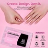 image:imageBeetles Gel Nail Tips EtchX Square Medium 384pcs 12 Sizes PreEtched Half Matte Full Cover Soft Gel Nail Tips Press on False Nail Extension Acrylic Fake Nails Easy DIY Salon Art23Square Medium 384pcs EtchX Nail Tips