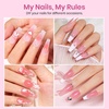 image:imageBeetles Gel Nail Tips EtchX Square Medium 384pcs 12 Sizes PreEtched Half Matte Full Cover Soft Gel Nail Tips Press on False Nail Extension Acrylic Fake Nails Easy DIY Salon Art33Coffin Long 384pcs EtchX Nail Tips