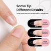 image:imageBeetles Gel Nail Tips EtchX Square Medium 384pcs 12 Sizes PreEtched Half Matte Full Cover Soft Gel Nail Tips Press on False Nail Extension Acrylic Fake Nails Easy DIY Salon Art31Coffin Short 384pcs EtchX Nail Tips