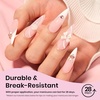 image:imageBeetles Gel Nail Tips EtchX Square Medium 384pcs 12 Sizes PreEtched Half Matte Full Cover Soft Gel Nail Tips Press on False Nail Extension Acrylic Fake Nails Easy DIY Salon Art51Stiletto Medium 384pcs EtchX Nail Tips