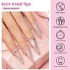 image:imageBeetles Gel Nail Tips EtchX Square Medium 384pcs 12 Sizes PreEtched Half Matte Full Cover Soft Gel Nail Tips Press on False Nail Extension Acrylic Fake Nails Easy DIY Salon Art51Stiletto Medium 384pcs EtchX Nail Tips