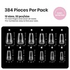 image:imageBeetles Gel Nail Tips EtchX Square Medium 384pcs 12 Sizes PreEtched Half Matte Full Cover Soft Gel Nail Tips Press on False Nail Extension Acrylic Fake Nails Easy DIY Salon Art31Coffin Short 384pcs EtchX Nail Tips