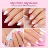 image:imageBeetles Gel Nail Tips EtchX Square Medium 384pcs 12 Sizes PreEtched Half Matte Full Cover Soft Gel Nail Tips Press on False Nail Extension Acrylic Fake Nails Easy DIY Salon Art11Almond Extra Short 384pcs EtchX Nail Tips