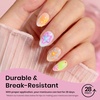 image:imageBeetles Gel Nail Tips EtchX Square Medium 384pcs 12 Sizes PreEtched Half Matte Full Cover Soft Gel Nail Tips Press on False Nail Extension Acrylic Fake Nails Easy DIY Salon Art11Almond Extra Short 384pcs EtchX Nail Tips