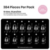 image:imageBeetles Gel Nail Tips EtchX Square Medium 384pcs 12 Sizes PreEtched Half Matte Full Cover Soft Gel Nail Tips Press on False Nail Extension Acrylic Fake Nails Easy DIY Salon Art11Almond Extra Short 384pcs EtchX Nail Tips