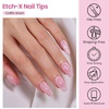 image:imageBeetles Gel Nail Tips EtchX Square Medium 384pcs 12 Sizes PreEtched Half Matte Full Cover Soft Gel Nail Tips Press on False Nail Extension Acrylic Fake Nails Easy DIY Salon Art31Coffin Short 384pcs EtchX Nail Tips