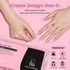 image:imageBeetles Gel Nail Tips EtchX Square Medium 384pcs 12 Sizes PreEtched Half Matte Full Cover Soft Gel Nail Tips Press on False Nail Extension Acrylic Fake Nails Easy DIY Salon Art51Stiletto Medium 384pcs EtchX Nail Tips
