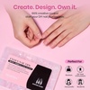 image:imageBeetles Gel Nail Tips EtchX Square Medium 384pcs 12 Sizes PreEtched Half Matte Full Cover Soft Gel Nail Tips Press on False Nail Extension Acrylic Fake Nails Easy DIY Salon Art12Almond Short 384pcs EtchX Nail Tips