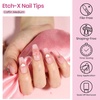 image:imageBeetles Gel Nail Tips EtchX Square Medium 384pcs 12 Sizes PreEtched Half Matte Full Cover Soft Gel Nail Tips Press on False Nail Extension Acrylic Fake Nails Easy DIY Salon Art32Coffin Medium 384pcs EtchX Nail Tips