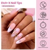 image:imageBeetles Gel Nail Tips EtchX Square Medium 384pcs 12 Sizes PreEtched Half Matte Full Cover Soft Gel Nail Tips Press on False Nail Extension Acrylic Fake Nails Easy DIY Salon Art13Almond Medium 384pcs EtchX Nail Tips