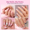 image:imageBeetles Gel Nail Tips EtchX Square Medium 384pcs 12 Sizes PreEtched Half Matte Full Cover Soft Gel Nail Tips Press on False Nail Extension Acrylic Fake Nails Easy DIY Salon Art31Coffin Short 384pcs EtchX Nail Tips