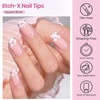 image:imageBeetles Gel Nail Tips EtchX Square Medium 384pcs 12 Sizes PreEtched Half Matte Full Cover Soft Gel Nail Tips Press on False Nail Extension Acrylic Fake Nails Easy DIY Salon Art22Square Short 384pcs EtchX Nail Tips