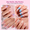 image:imageBeetles Gel Nail Tips EtchX Square Medium 384pcs 12 Sizes PreEtched Half Matte Full Cover Soft Gel Nail Tips Press on False Nail Extension Acrylic Fake Nails Easy DIY Salon Art22Square Short 384pcs EtchX Nail Tips