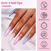 image:imageBeetles Gel Nail Tips EtchX Square Medium 384pcs 12 Sizes PreEtched Half Matte Full Cover Soft Gel Nail Tips Press on False Nail Extension Acrylic Fake Nails Easy DIY Salon Art33Coffin Long 384pcs EtchX Nail Tips