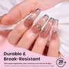 image:imageBeetles Gel Nail Tips EtchX Square Medium 384pcs 12 Sizes PreEtched Half Matte Full Cover Soft Gel Nail Tips Press on False Nail Extension Acrylic Fake Nails Easy DIY Salon Art33Coffin Long 384pcs EtchX Nail Tips