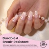 image:imageBeetles Gel Nail Tips EtchX Square Medium 384pcs 12 Sizes PreEtched Half Matte Full Cover Soft Gel Nail Tips Press on False Nail Extension Acrylic Fake Nails Easy DIY Salon Art31Coffin Short 384pcs EtchX Nail Tips