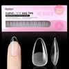 image:imageBeetles Gel Nail Tips Easy Nail Extension Preshaped Medium Coffin Nail Tips 12 Sizes 288Pcs Gelly Tips Clear Press on Nail Tips Full Cover False Nails Gifts for Girls Women41Almond Short 160pcsHalf Matte Nail Tips
