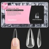 image:imageBeetles Gel Nail Tips EtchX Square Medium 384pcs 12 Sizes PreEtched Half Matte Full Cover Soft Gel Nail Tips Press on False Nail Extension Acrylic Fake Nails Easy DIY Salon Art51Stiletto Medium 384pcs EtchX Nail Tips