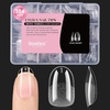 image:imageBeetles Gel Nail Tips EtchX Square Medium 384pcs 12 Sizes PreEtched Half Matte Full Cover Soft Gel Nail Tips Press on False Nail Extension Acrylic Fake Nails Easy DIY Salon Art41Oval Short 384pcs EtchX Nail Tips