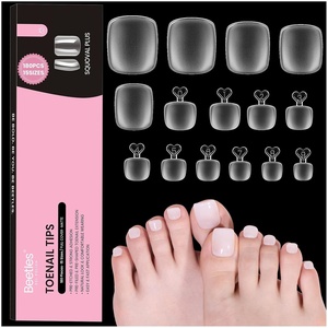 image:imageBeetles Gel Nail Tips Easy Nail Extension Preshaped Medium Coffin Nail Tips 12 Sizes 288Pcs Gelly Tips Clear Press on Nail Tips Full Cover False Nails Gifts for Girls Women61Square Short 180pcs Toe Nail Tips