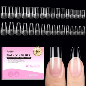 image:imageBeetles Gel Nail Tips Easy Nail Extension Preshaped Medium Coffin Nail Tips 12 Sizes 288Pcs Gelly Tips Clear Press on Nail Tips Full Cover False Nails Gifts for Girls Women52Square Coffin Medium 320pcsHalf Matte Tips